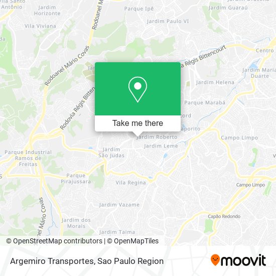 Mapa Argemiro Transportes