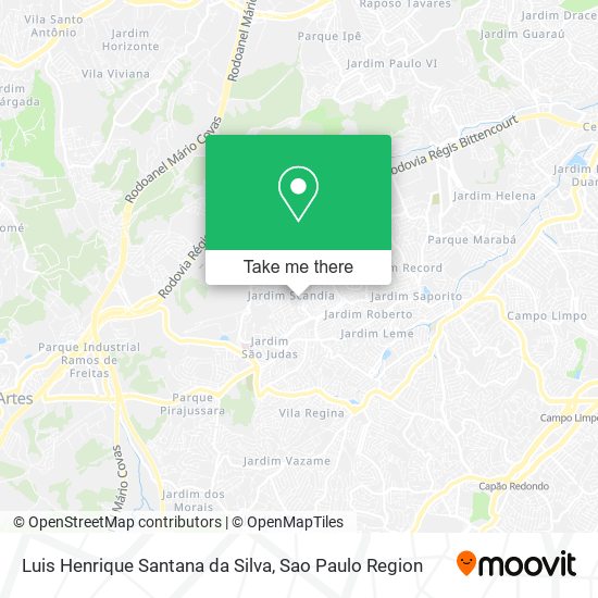 Mapa Luis Henrique Santana da Silva