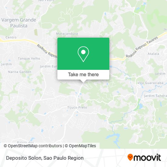 Deposito Solon map