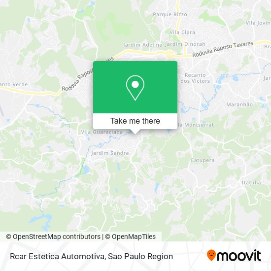 Rcar Estetica Automotiva map