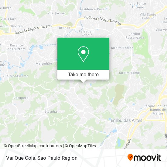 Vai Que Cola map