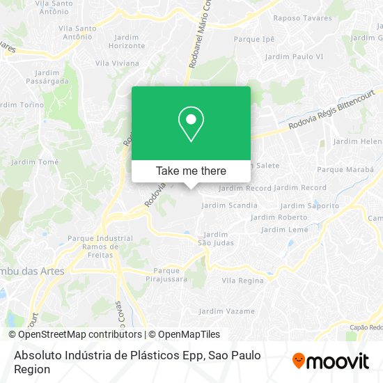 Absoluto Indústria de Plásticos Epp map