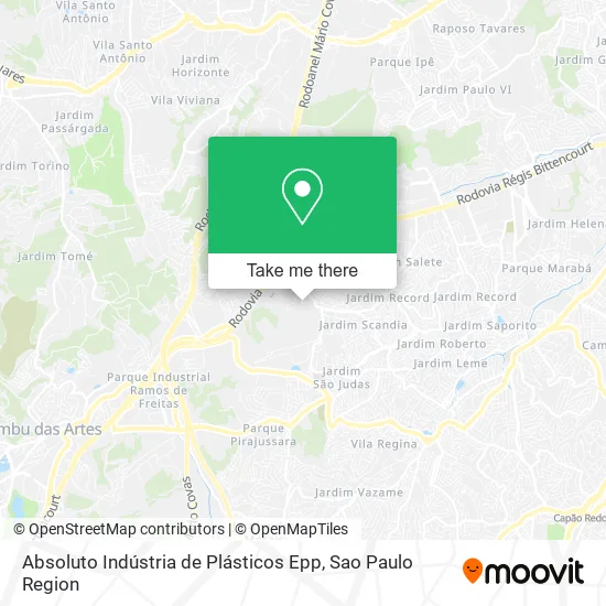 Absoluto Indústria de Plásticos Epp map