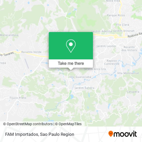 FAM Importados map