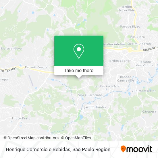 Mapa Henrique Comercio e Bebidas