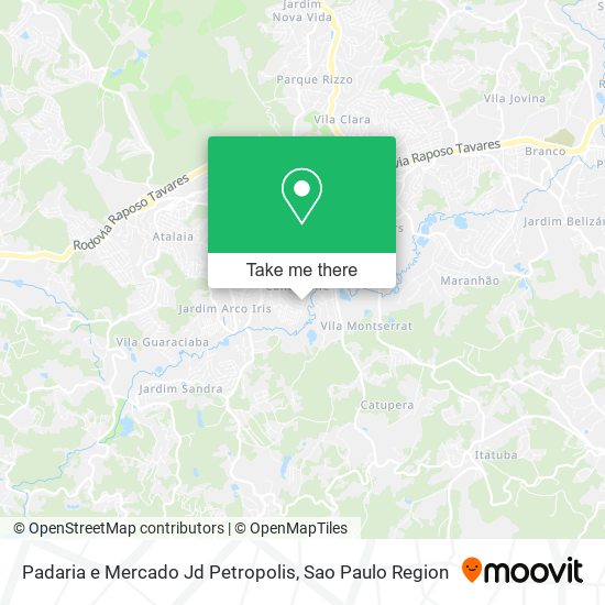 Padaria e Mercado Jd Petropolis map