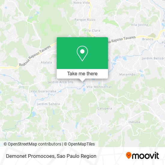 Demonet Promocoes map