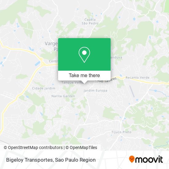 Mapa Bigeloy Transportes