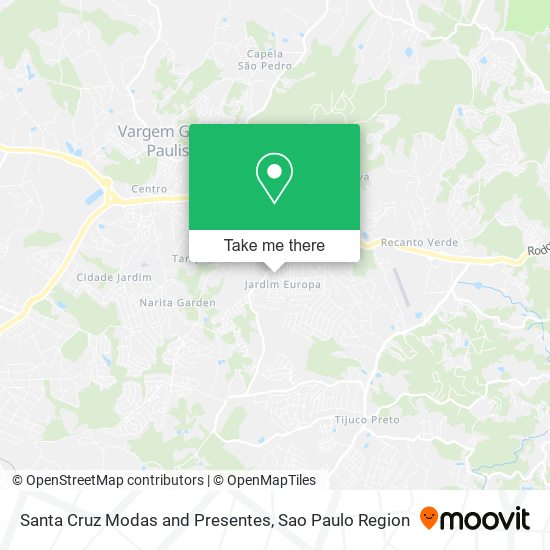 Santa Cruz Modas and Presentes map