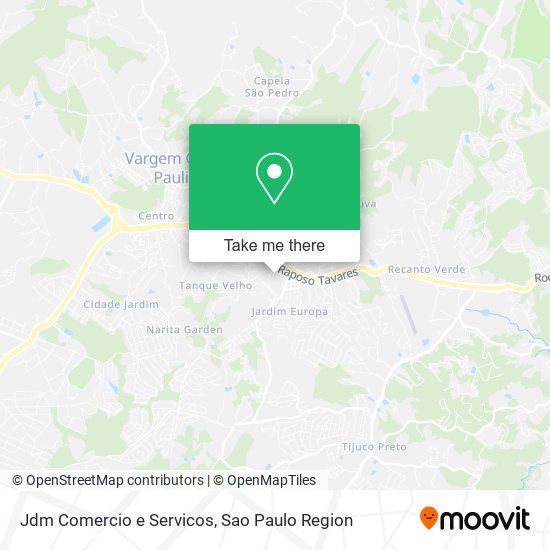 Mapa Jdm Comercio e Servicos