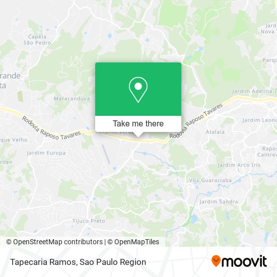 Tapecaria Ramos map