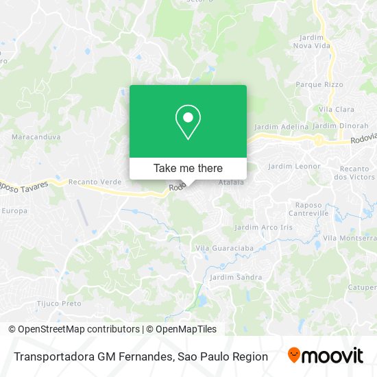 Transportadora GM Fernandes map