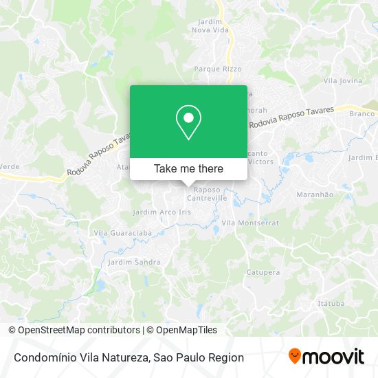 Condomínio Vila Natureza map