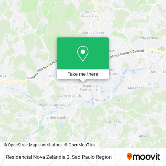 Residencial Nova Zelândia 2 map