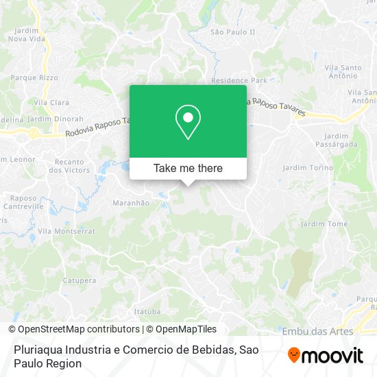 Pluriaqua Industria e Comercio de Bebidas map