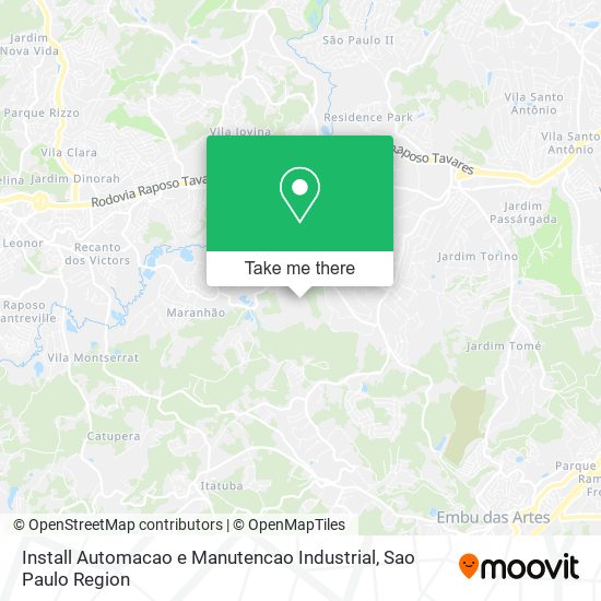 Install Automacao e Manutencao Industrial map