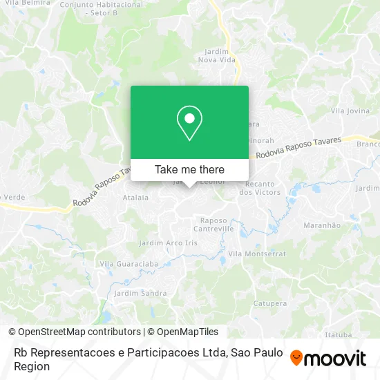 Rb Representacoes e Participacoes Ltda map