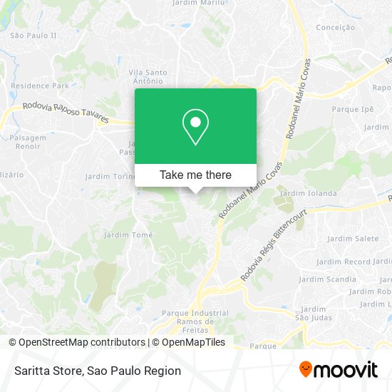 Mapa Saritta Store