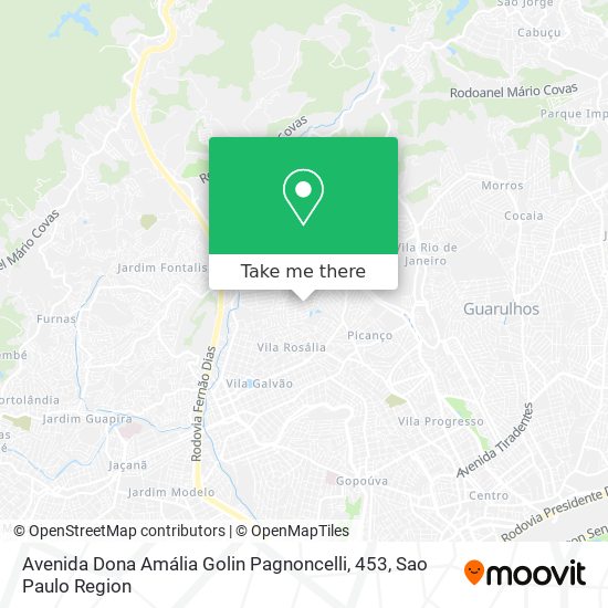 Mapa Avenida Dona Amália Golin Pagnoncelli, 453