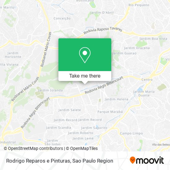 Rodrigo Reparos e Pinturas map