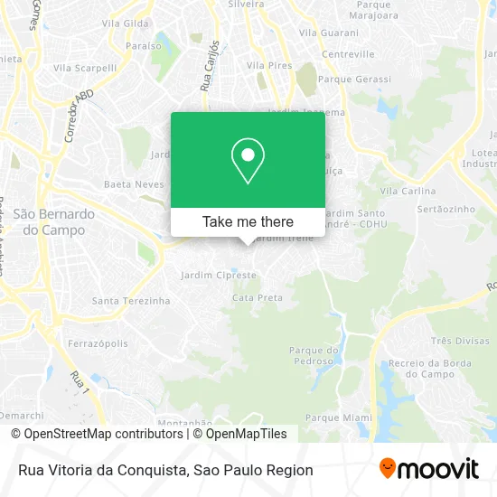 Rua Vitoria da Conquista map