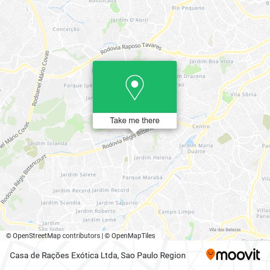 Casa de Rações Exótica Ltda map