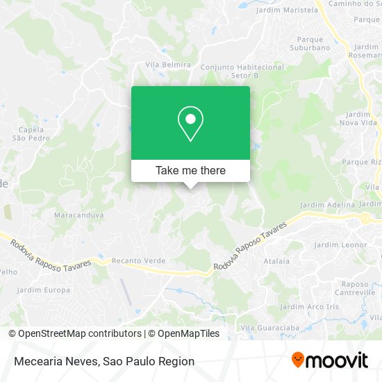 Mecearia Neves map