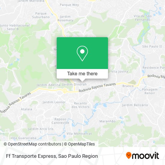 Ff Transporte Express map