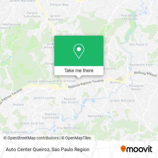 Auto Center Queiroz map