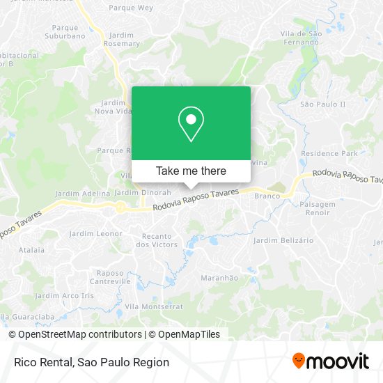 Rico Rental map