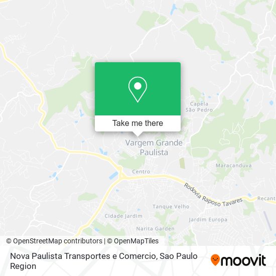 Nova Paulista Transportes e Comercio map