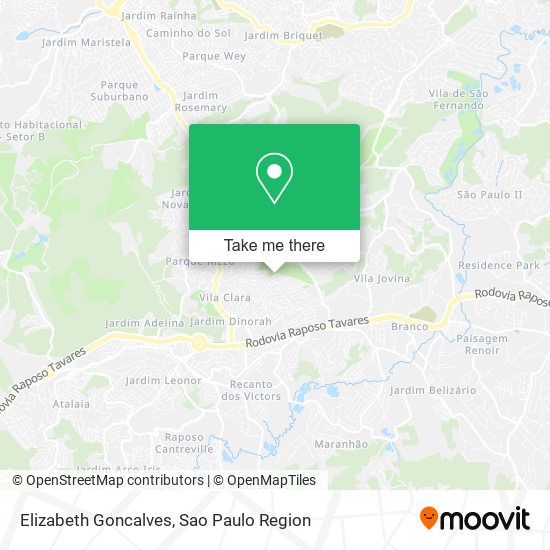 Elizabeth Goncalves map