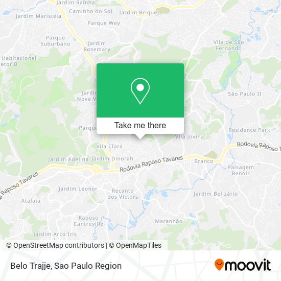 Belo Trajje map