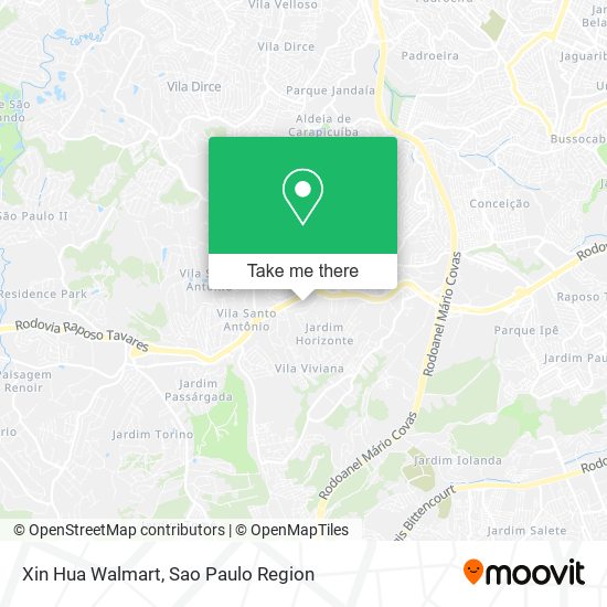 Mapa Xin Hua Walmart