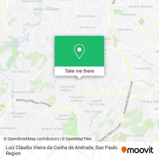 Luiz Cláudio Vieira da Cunha de Andrade map
