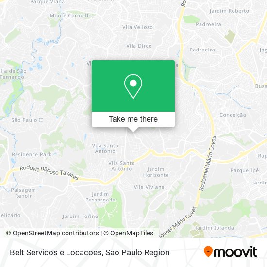 Mapa Belt Servicos e Locacoes