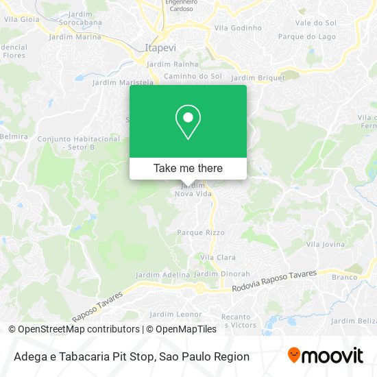 Adega e Tabacaria Pit Stop map