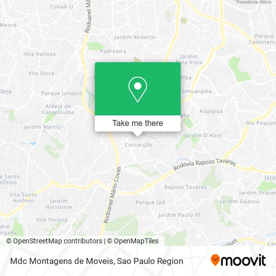 Mdc Montagens de Moveis map