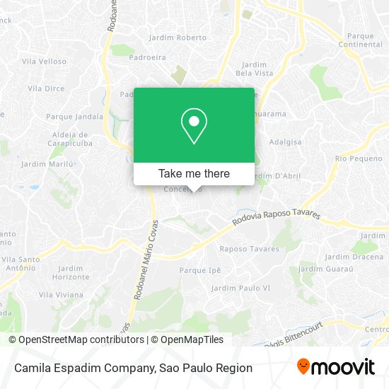Mapa Camila Espadim Company