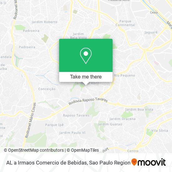 AL a Irmaos Comercio de Bebidas map