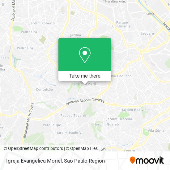Igreja Evangelica Moriel map