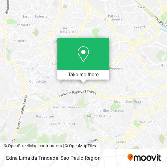 Edna Lima da Trindade map