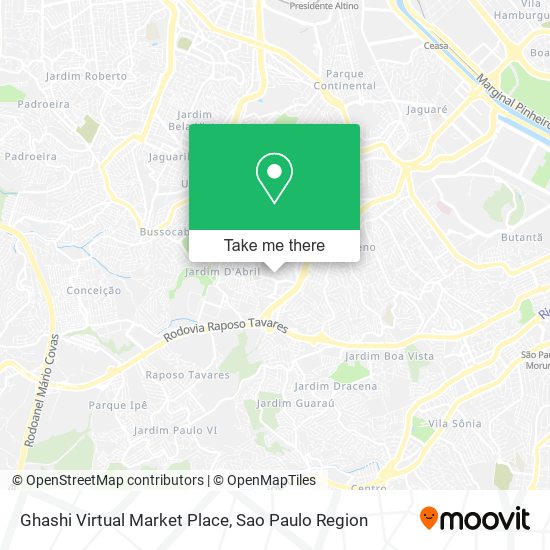 Mapa Ghashi Virtual Market Place