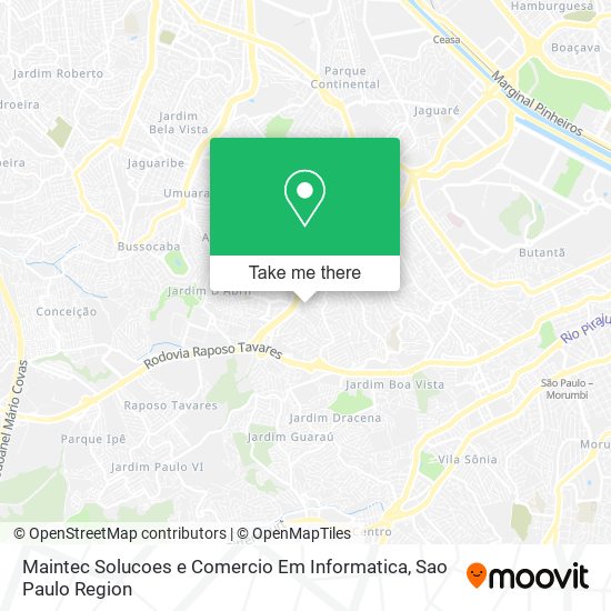 Maintec Solucoes e Comercio Em Informatica map