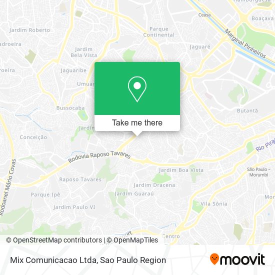 Mix Comunicacao Ltda map
