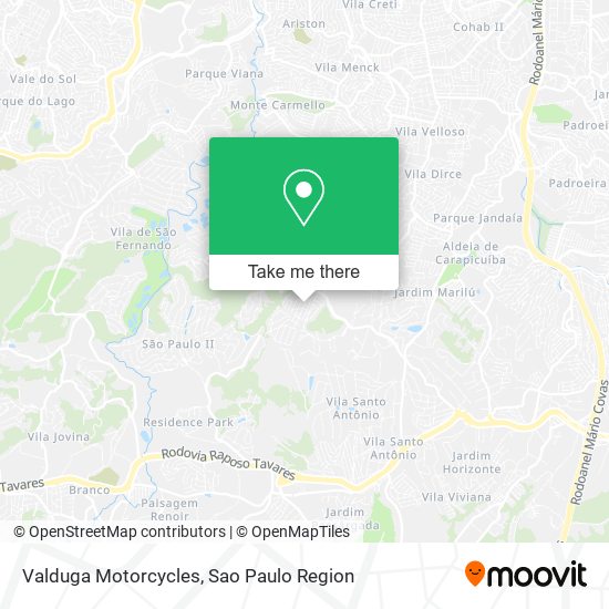 Valduga Motorcycles map