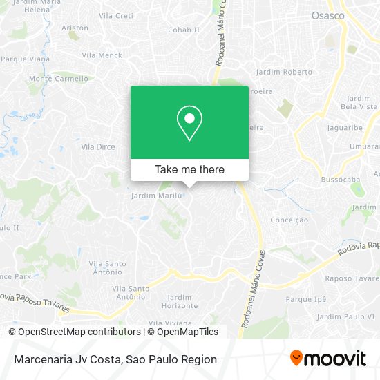 Marcenaria Jv Costa map