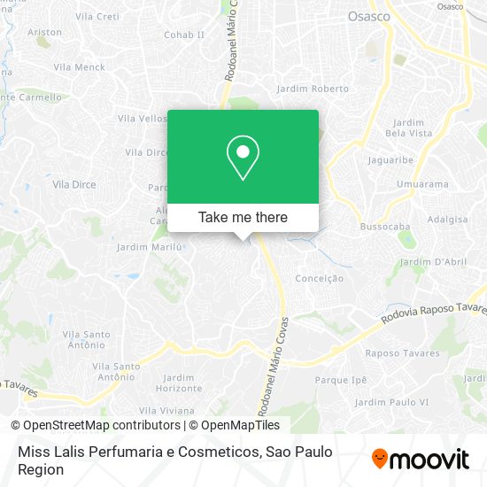 Miss Lalis Perfumaria e Cosmeticos map