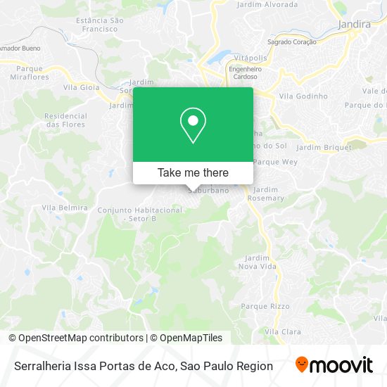 Serralheria Issa Portas de Aco map