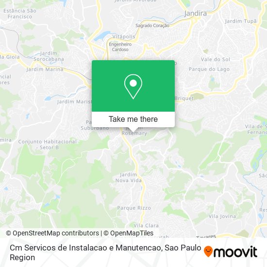 Mapa Cm Servicos de Instalacao e Manutencao